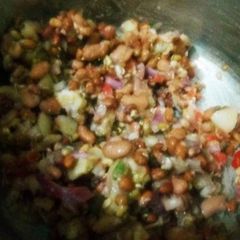A picture of Rajma Moong Chat.