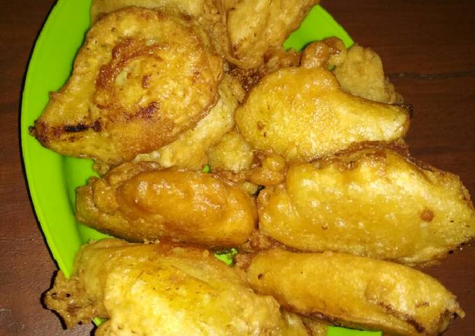 Pisang goreng tepung g pke ribet