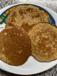Una foto de Pancakes con Banano