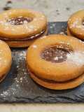 Galletas Linzer de Nutella
