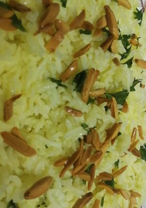صورة لوصفة رز أصفر ساده