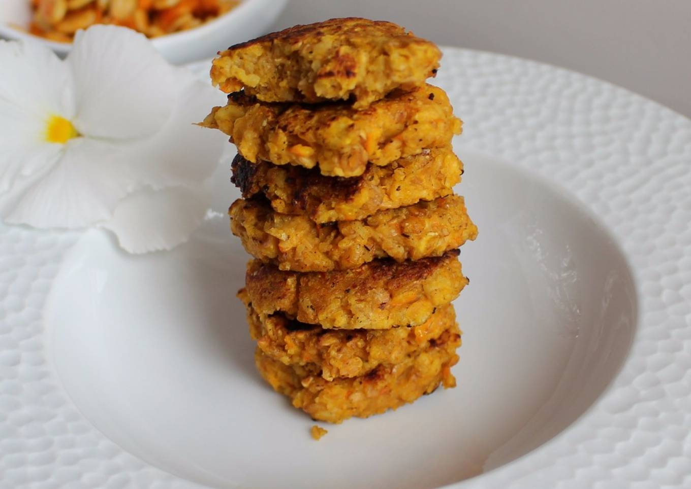 Blinis de potimarron healthy aux flocons d'avoine