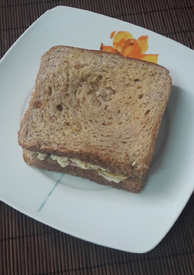 Una foto de Sándwich de desayuno deli