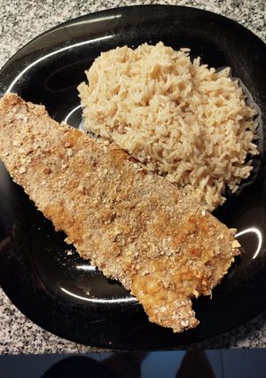 Una foto de Milanesas de pollo de mar