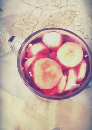 صورة لوصفة جلي فراولة بالموز ممتاز💗✋