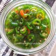 Pickled Green Chilies / green Jalapeños