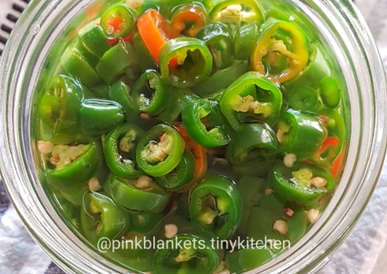 Chinese Pickled Green Chilies