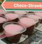 Cara Gampang Membuat Choco Milk Strawberry Silky Pudding Anti Gagal