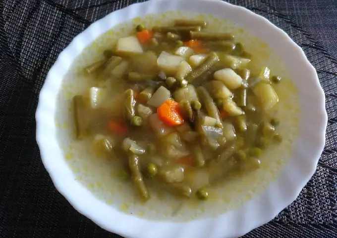 Pasos sencillos para Preparar  Sopa de primavera