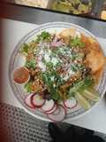 Taco sala con carne