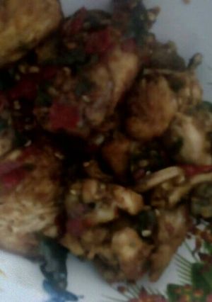 Foto resep Ayam geprek pedes manis