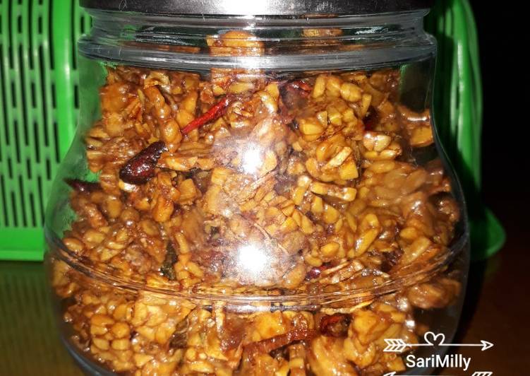 Cara Gampang Menyiapkan Kering Tempe Pedas Manis, Lezat Sekali