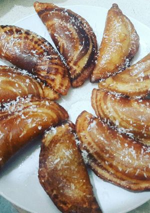 صورة لوصفة قطايف بالقشطة