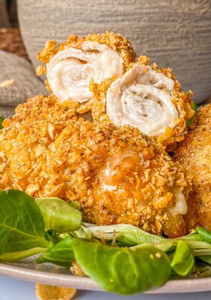 Foto principal de Rollitos de pollo y mozzarella en AirFryer