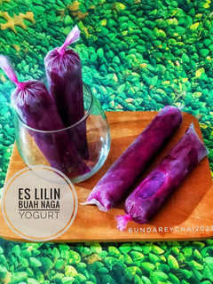 Foto resep 516. 🍧 Es Lilin Buah Naga Yogurt