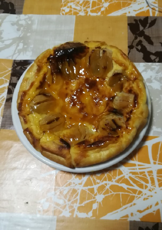 Una foto de Tarta francesa de manzana apta para diabéticos en la olla GM g
