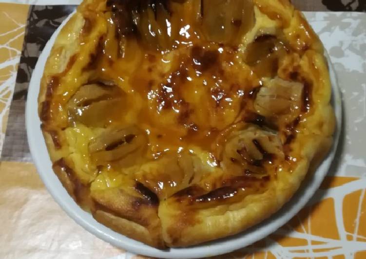 Tarta francesa de manzana apta para diabéticos en la olla GM g