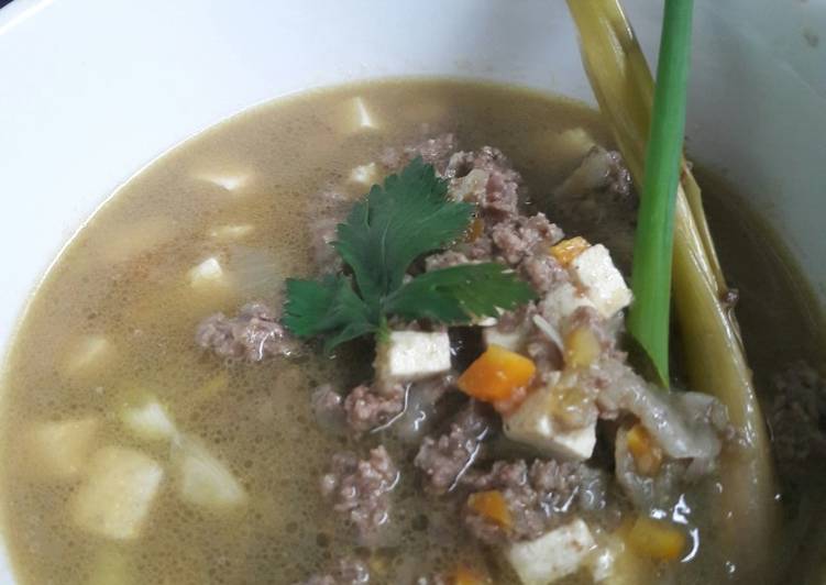 Soto Daging tahu wortel mpasi 10 bulan