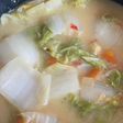 6. Sawi putih masak santan