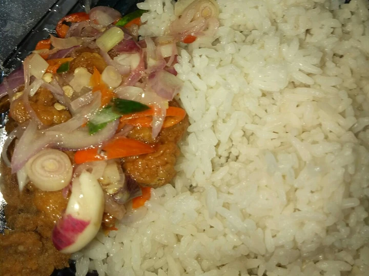 Langkah Mudah untuk Menyiapkan Resep Ayam crispy sambal matah yang Bisa Manjain Lidah Anti Ribet, Uenak Banget