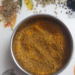 A picture of Achari masala powder.