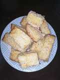 Barritas de coco sin chocolate