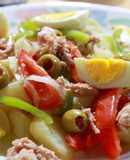 Ensalada cantábrica o piriñaca