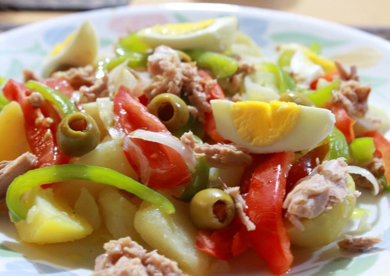 Ensalada cantábrica o piriñaca