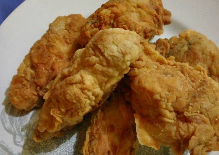 Bagaimana Menyiapkan Ayam goreng krispi, Bisa Manjain Lidah