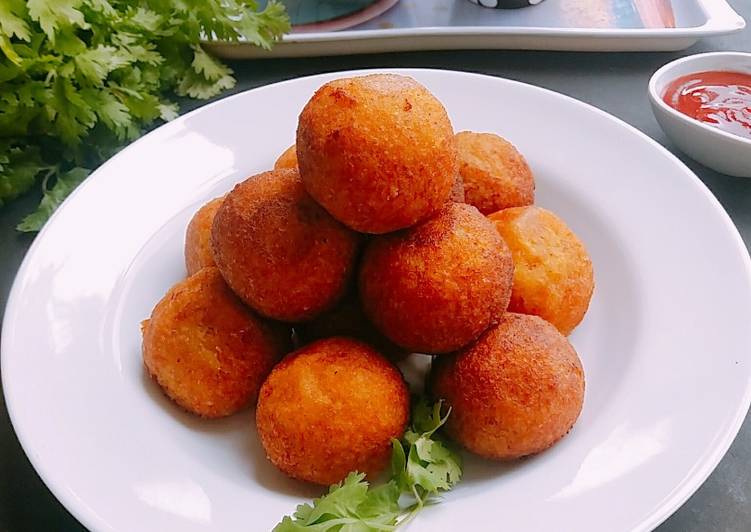 Step-by-Step Guide to Make Any-night-of-the-week Corn cheese stuffed flattened rice balls