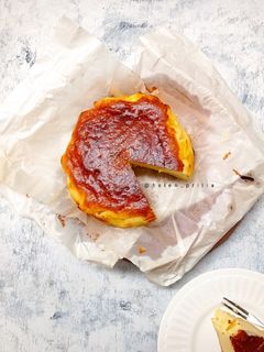 Foto resep Basque Burnt Cheesecake
