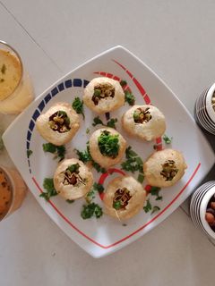 કઠોળ પાણી પુરી રેસીપી મુખ્ય ફોટો