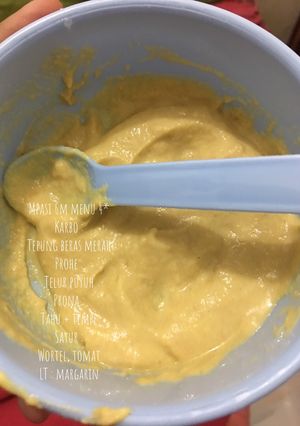 Foto resep Mpasi 6 bulan menu 4* telur puyuh