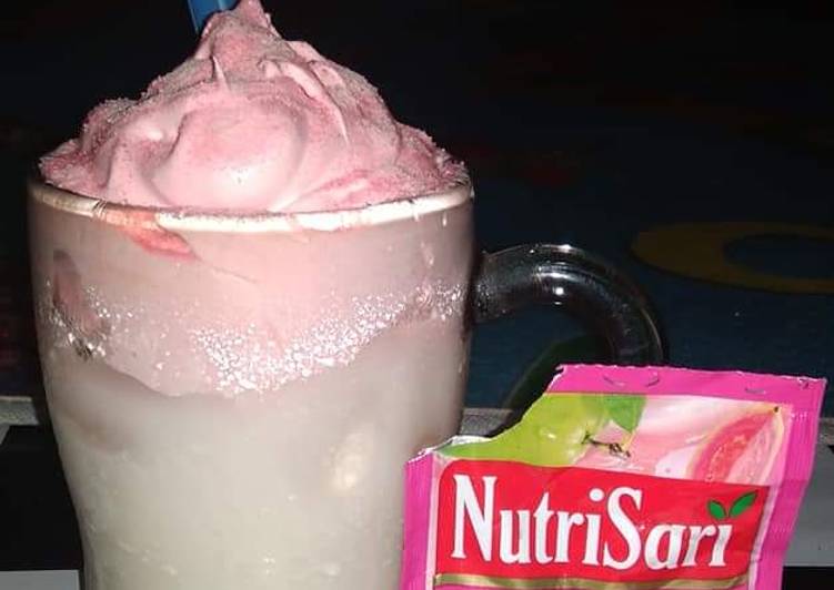 Cara memasak Dalgona Nutrisari jambu mantap