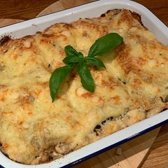 A picture of Mushroom Lasagne.