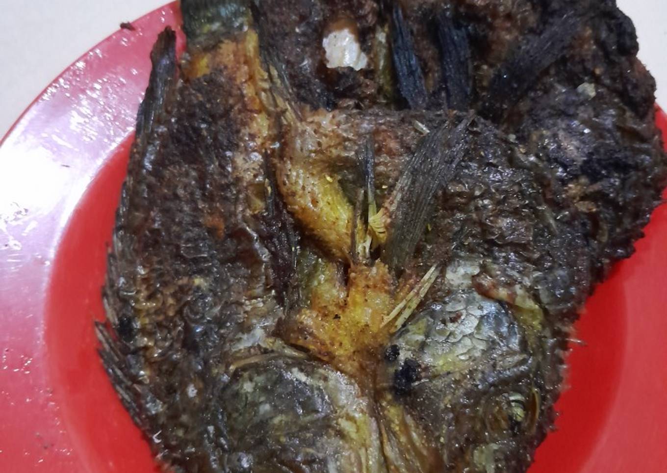 Ikan Nila goreng bumbu simple