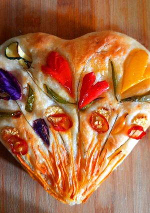A picture of Hearty Garden Bread.