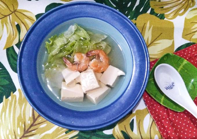 Sup Letucce,tofu,udang🍲