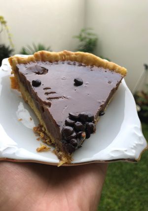 Foto resep Pie susu Teflon Coklat takaran sendok