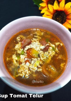 Foto resep Sup Tomat Telur