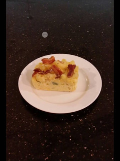 A picture of Individual Creamy Macaroni and Cheese Bites.