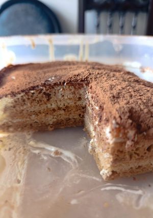 Una foto de Tiramisú y vainillas caseras