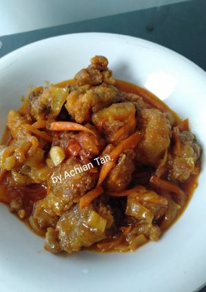 Foto resep Ayam asam manis