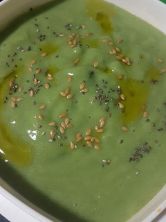 Una foto de Crema de espinacas