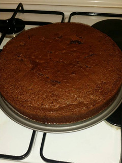 Una foto de Brownie de chocolate