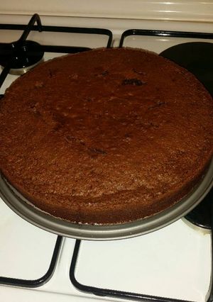 Una foto de Brownie de chocolate