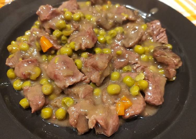 Spezzatino con i piselli