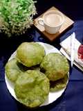 Bathua (chill) puri