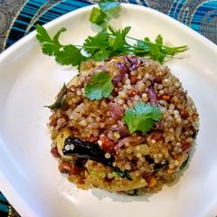 A picture of Sabudana Upma.