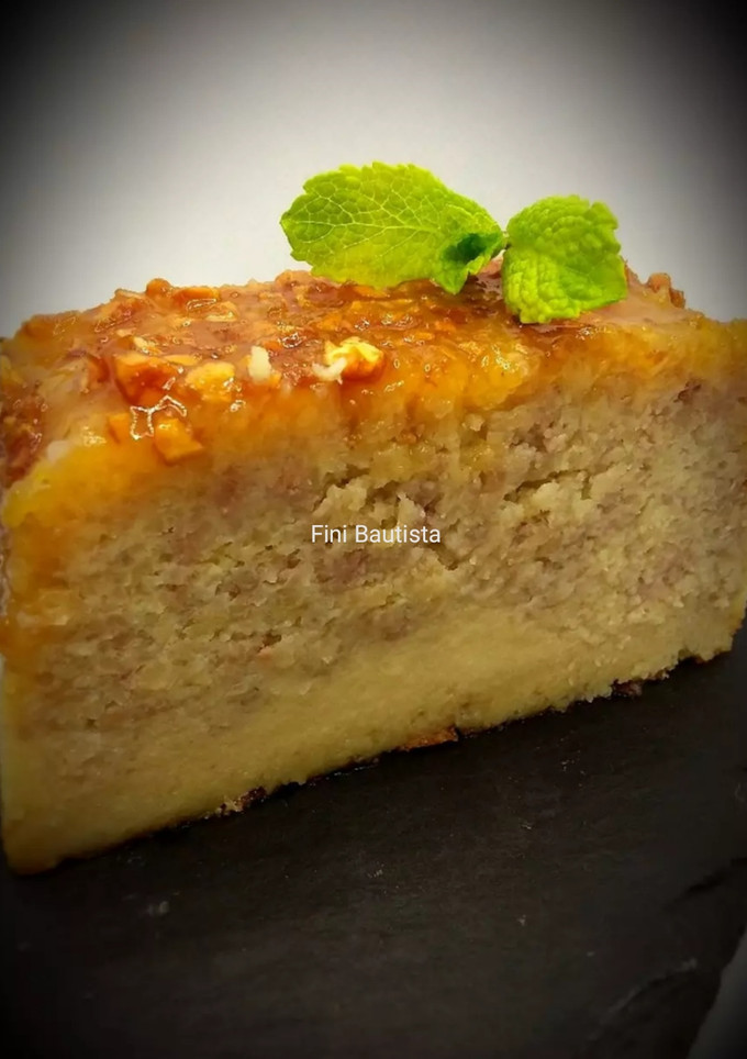 Una foto de Flan o pudin de castañas